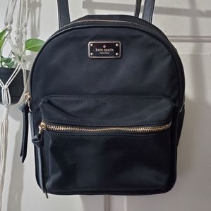 Black kate spade backpack